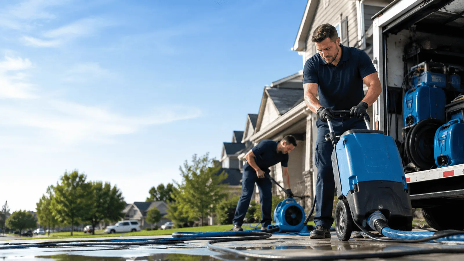 Dehumidification being performed in Eastanollee, GA